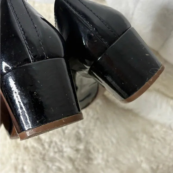 Tory Burch Black Patent Leather Heels Tory Burch Marion  Size 8 - Picture 4 of 7
